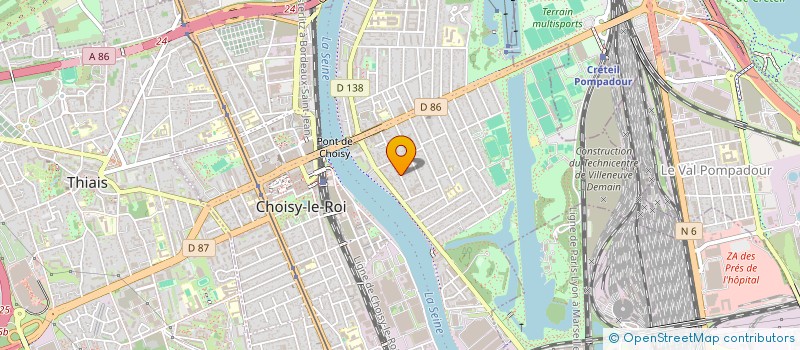 localisation de l'entreprise INDIVISION PERNEY BOLE-RICHARD  CHOISY-LE-ROI