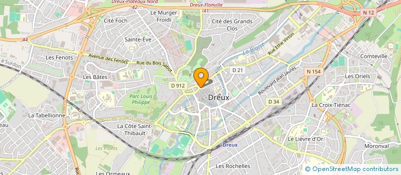 localisation de l'entreprise INDIVISION PERNOT GILLES MARIE à DREUX