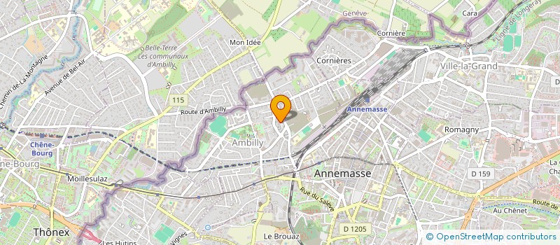 localisation de l'entreprise INDIVISION PEROL / MILESI  AMBILLY