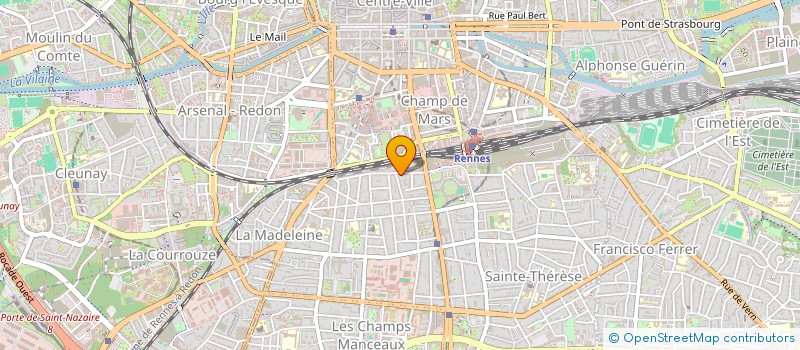 localisation de l'entreprise INDIVISION PERQUIS COUTE  RENNES