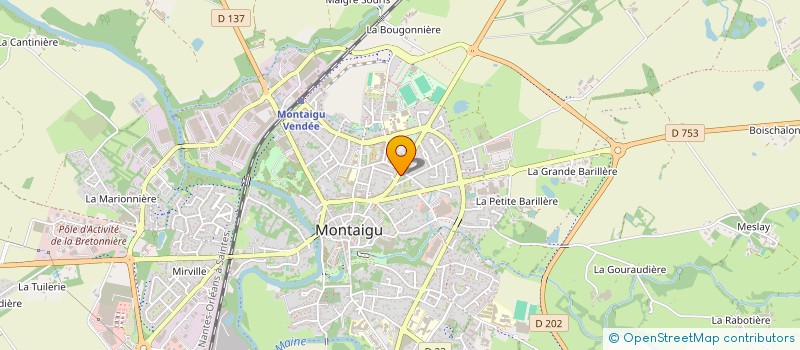 localisation de l'entreprise INDIVISION PERRAUD EMILIE ET ALBERT YOHANN à MONTAIGU-VENDEE