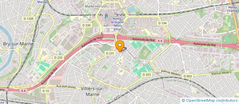 localisation de l'entreprise INDIVISION PERRAULT BERTRAND ET CHANTEPIE KARINE  VILLIERS-SUR-MARNE