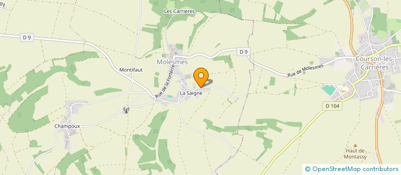 localisation de l'entreprise INDIVISION PERREAU à LES HAUTS DE FORTERRE