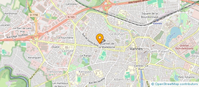 localisation de l'entreprise INDIVISION PERRET CHRISTELLE ET MATHIEU à VANNES