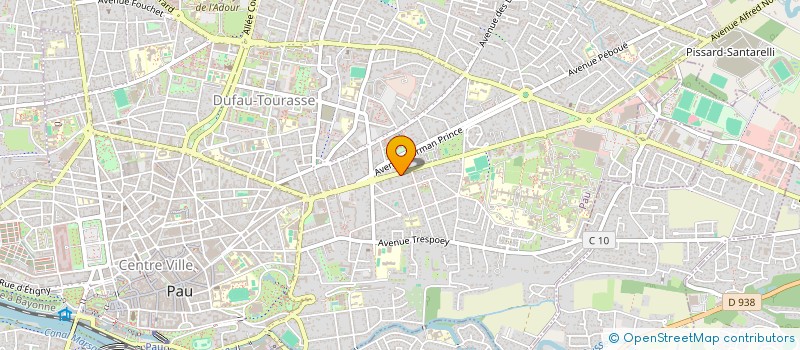 localisation de l'entreprise INDIVISION PERRET DE CAZANOVE à PAU