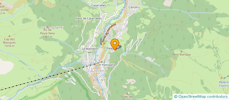 localisation de l'entreprise INDIVISION PERREUSE / LE LANN  CAUTERETS