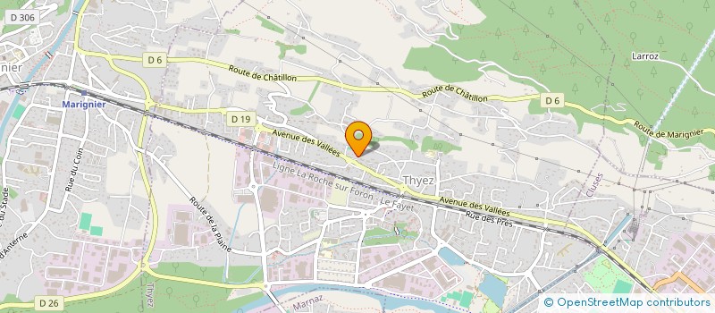 localisation de l'entreprise INDIVISION PERRIER  THYEZ