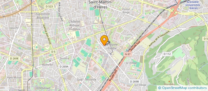 localisation de l'entreprise INDIVISION PERRIER GUENDIL  SAINT-MARTIN-D'HERES