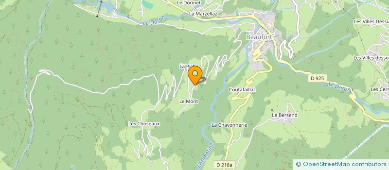 localisation de l'entreprise INDIVISION PERRIER LIONEL à VILLARD SUR DORON