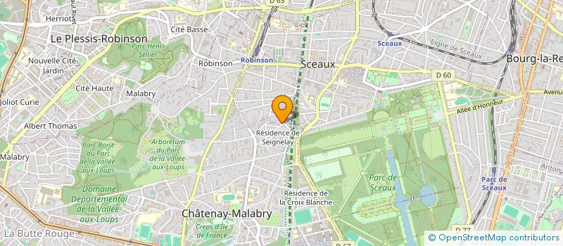 localisation de l'entreprise INDIVISION PERRIERE-VIVIER SERHAL à SCEAUX
