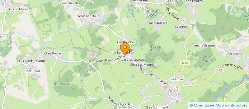 localisation de l'entreprise INDIVISION PERRIMOND  VINZIER