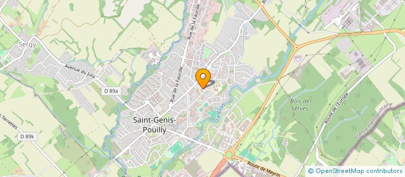 localisation de l'entreprise INDIVISION PERRIN à SAINT-GENIS-POUILLY