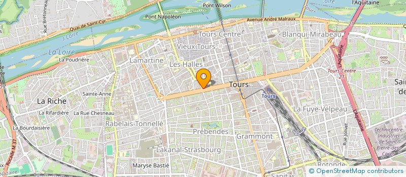 localisation de l'entreprise INDIVISION PERRIN JACQUES  TOURS