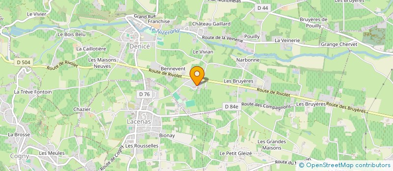 localisation de l'entreprise INDIVISION PERRIN PATRICK ET SYLVIE à DENICE