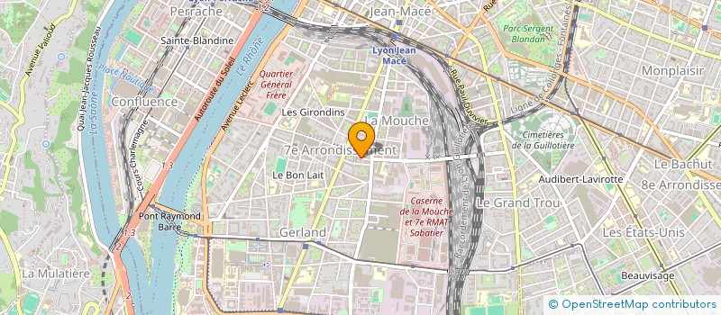 localisation de l'entreprise INDIVISION PERRONNET ET CORRE  LYON