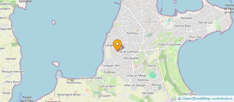 localisation de l'entreprise INDIVISION PERROT & FLOCH  CARANTEC