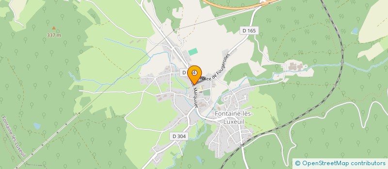 localisation de l'entreprise INDIVISION PERROT - LYONNET  FONTAINE-LES-LUXEUIL