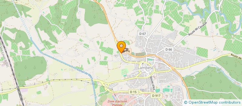 localisation de l'entreprise INDIVISION PERROT-RABY  LAMBESC