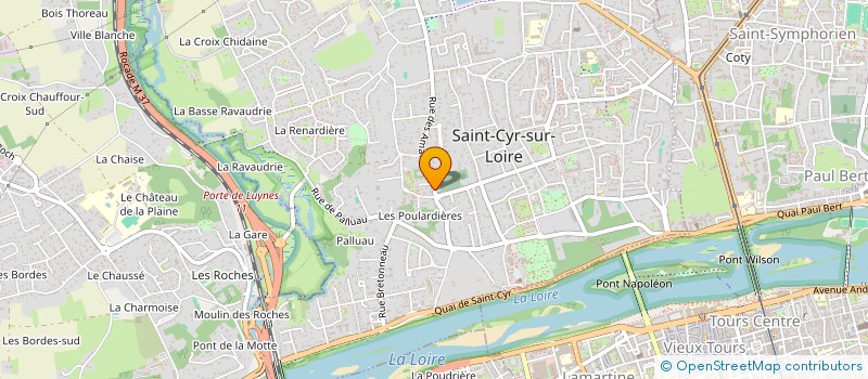 localisation de l'entreprise INDIVISION PERSON THOMAS ET VINET CYRIELLE  SAINT-CYR-SUR-LOIRE