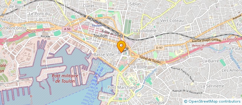 localisation de l'entreprise INDIVISION PERU BEC  TOULON