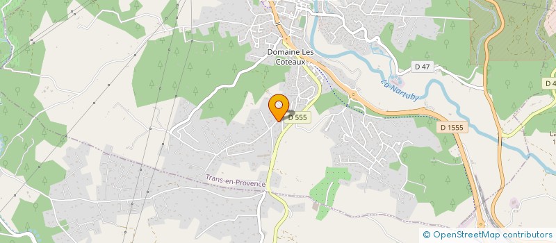 localisation de l'entreprise INDIVISION PESENTI à TRANS-EN-PROVENCE