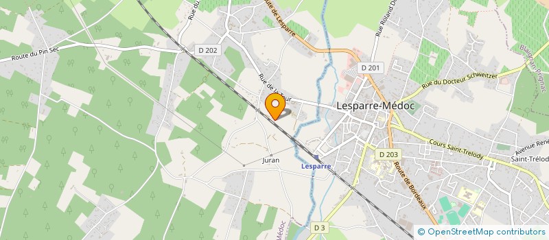 localisation de l'entreprise INDIVISION PESQUIDOUS  GAILLAN-EN-MEDOC