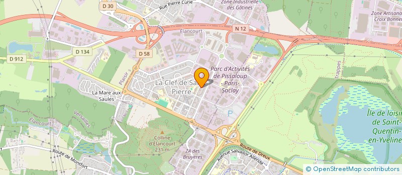 localisation de l'entreprise INDIVISION PESTY  ELANCOURT