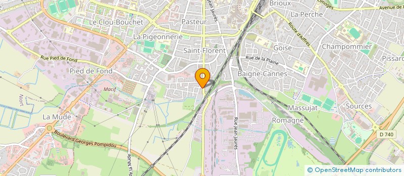 localisation de l'entreprise INDIVISION PETELET RIVAULT  NIORT