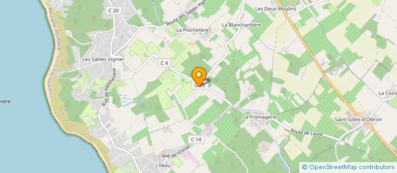 localisation de l'entreprise INDIVISION PETER MELLEC à SAINT-GEORGES-D'OLERON