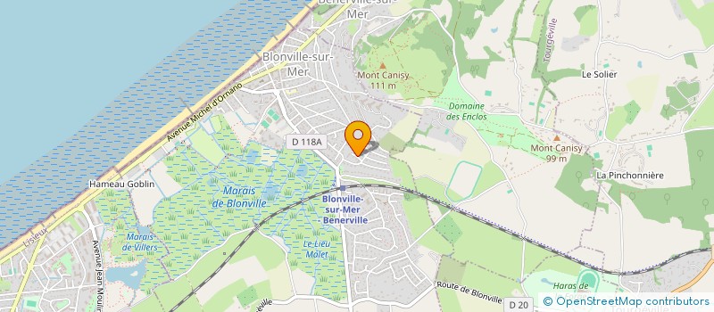 localisation de l'entreprise INDIVISION PETERS  BLONVILLE-SUR-MER