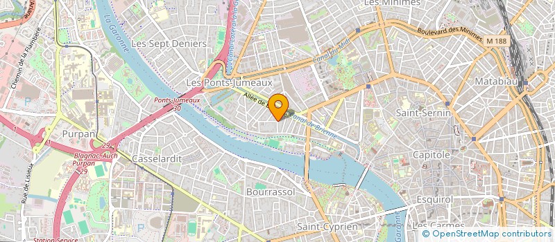 localisation de l'entreprise INDIVISION PETHICA - MARCOU à TOULOUSE