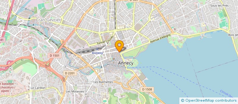 localisation de l'entreprise INDIVISION PETIT à ANNECY