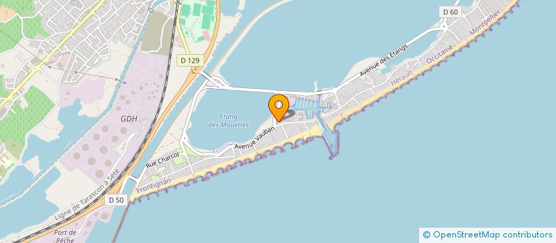 localisation de l'entreprise INDIVISION PETIT à FRONTIGNAN