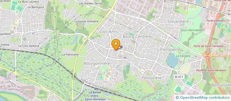 localisation de l'entreprise INDIVISION PETIT BERTRAND ET CLAIRE  ST-HERBLAIN