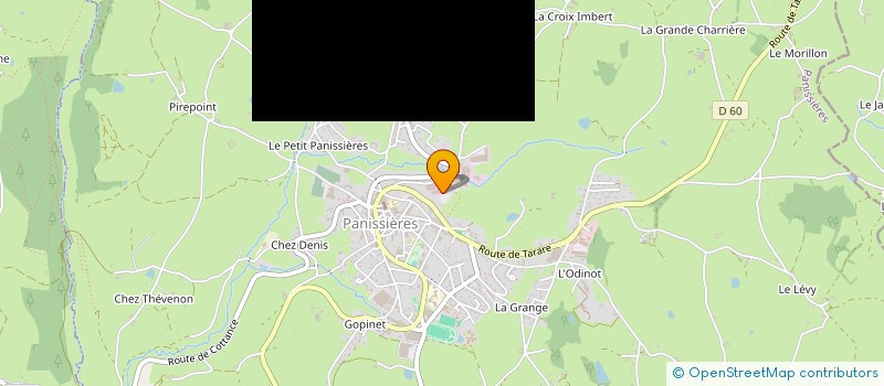 localisation de l'entreprise INDIVISION  PETIT CHEVALIER  PANISSIERES