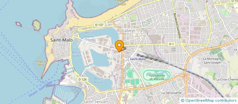 localisation de l'entreprise INDIVISION PETIT COURONNE LMNP  SAINT-MALO