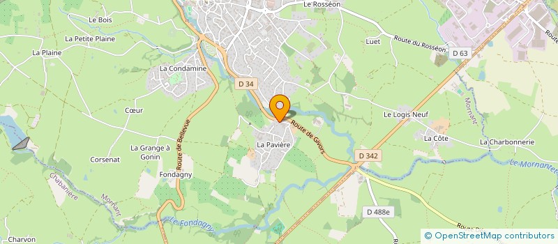 localisation de l'entreprise INDIVISION PETIT*GIL BRIGITTE  MORNANT