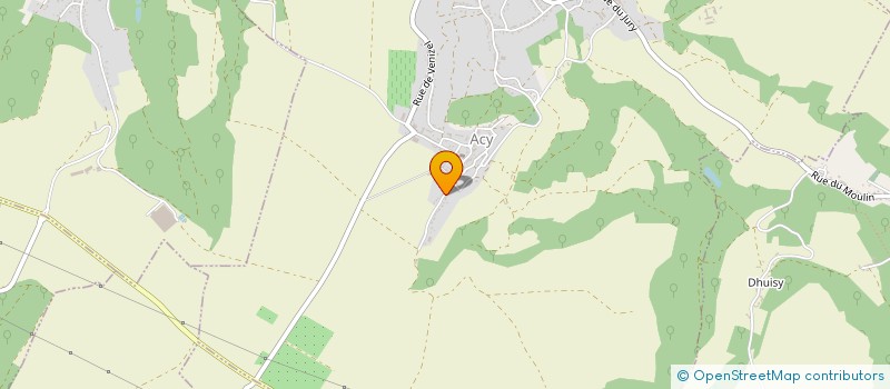 localisation de l'entreprise INDIVISION PETIT RENE  ACY