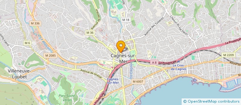 localisation de l'entreprise INDIVISION PETITARAT EPSE SORBIER à CAGNES-SUR-MER