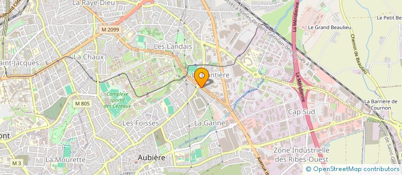 localisation de l'entreprise INDIVISION PETITFOUR / LAVANDIER  AUBIERE