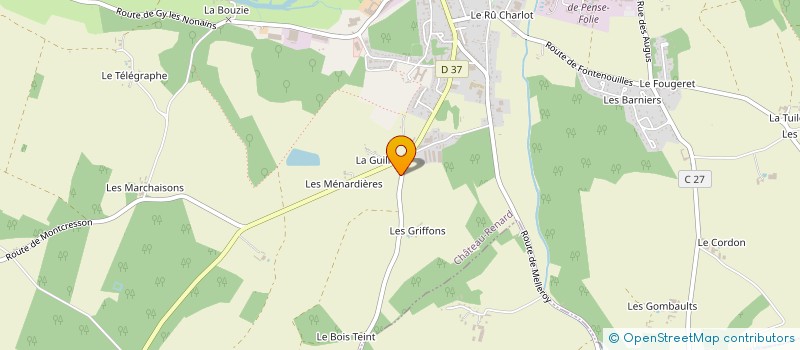 localisation de l'entreprise INDIVISION PETITGAND à CHATEAU-RENARD