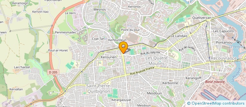 localisation de l'entreprise INDIVISION PETITPAS  BREST