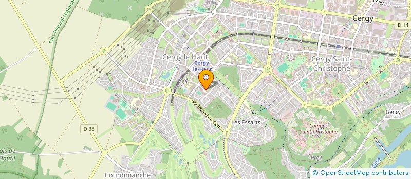 localisation de l'entreprise INDIVISION PETITPAS POLI  CERGY