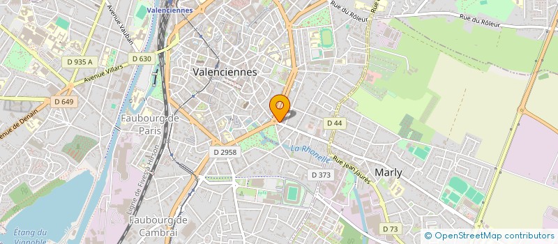 localisation de l'entreprise INDIVISION PETITPREZ à VALENCIENNES