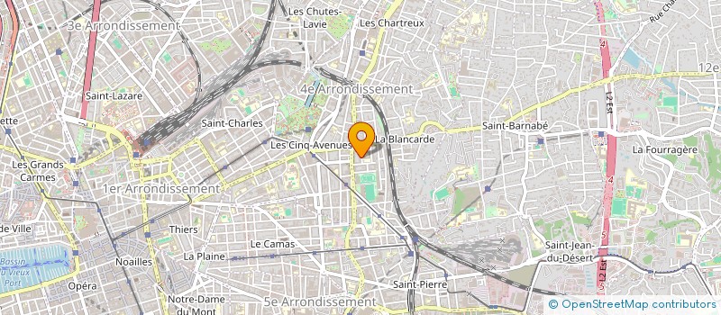 localisation de l'entreprise INDIVISION PETKOV-HOUNKPEVI à MARSEILLE