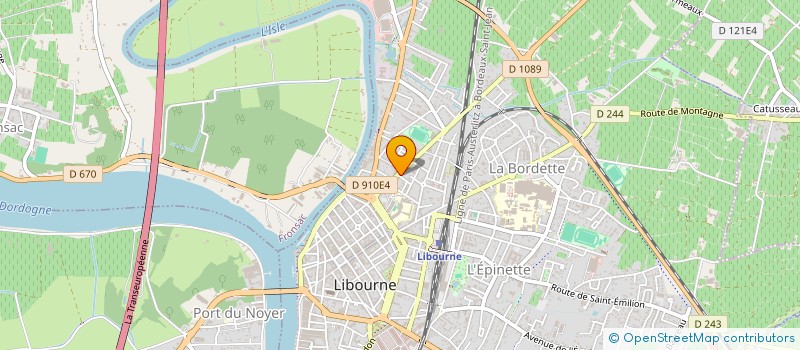 localisation de l'entreprise INDIVISION PETRE ET VAN DEN PLAS  LIBOURNE