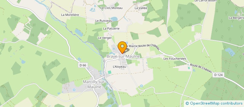 localisation de l'entreprise INDIVISION PETRIEUX*MICHEL CLAUDE/ à COURCELLES-DE-TOURAINE