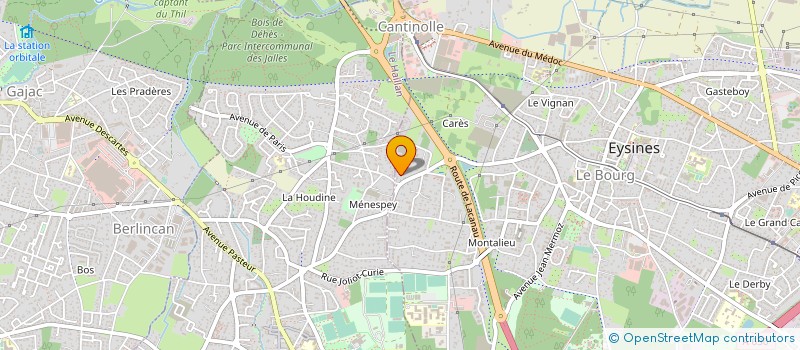 localisation de l'entreprise INDIVISION PETTES SEGAUNES  EYSINES