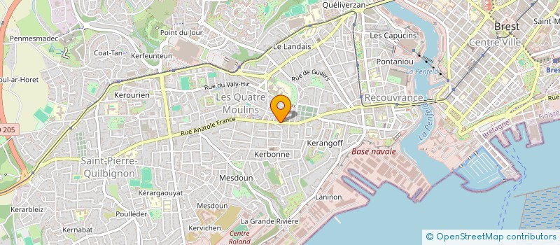 localisation de l'entreprise INDIVISION PETTON  BREST