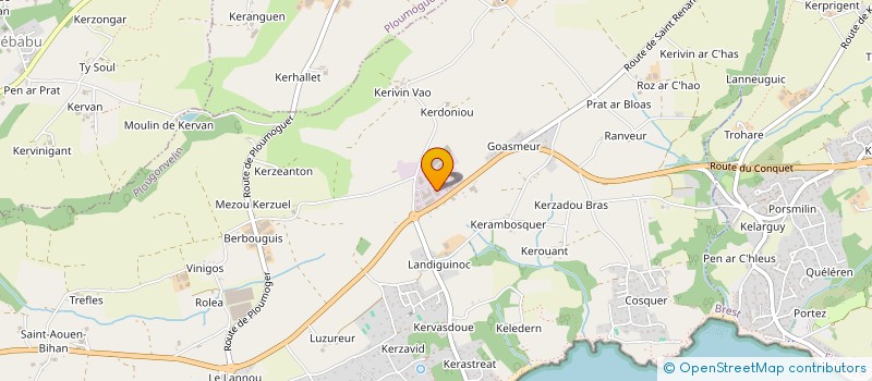 localisation de l'entreprise INDIVISION PETTON JUSTINE ET MATHILDE  PLOUGONVELIN